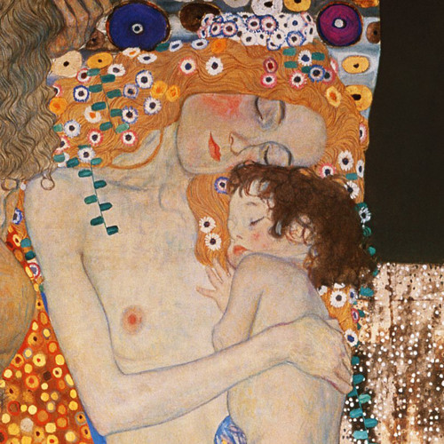 Panel z kočárkoviny 20x20 cm: Gustav Klimt