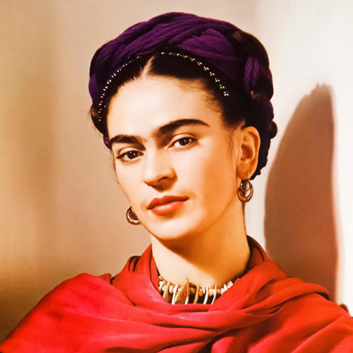 Panel z kočárkoviny 20x20 cm: Frida Kahlo