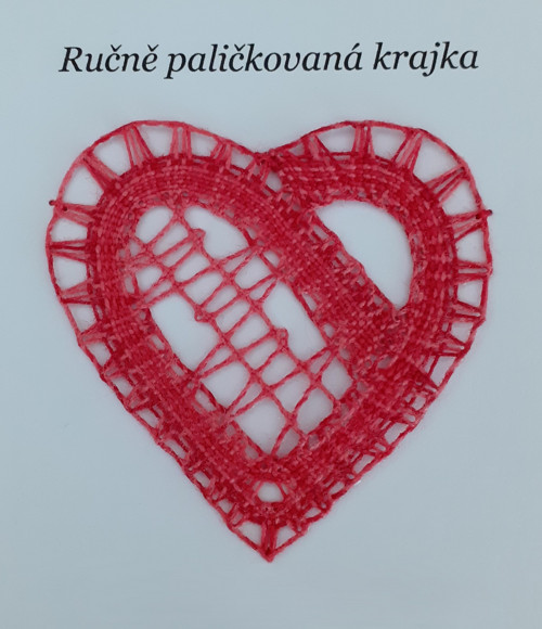 Srdíčko - červený melír