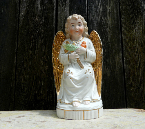 S modlitbou...velký porcelánový anděl, Žacléř