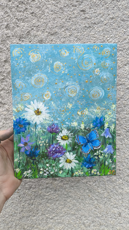 Šeptání louky 18×23 cm