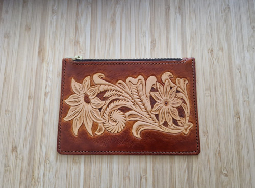 Pouzdro Floral se zipem
