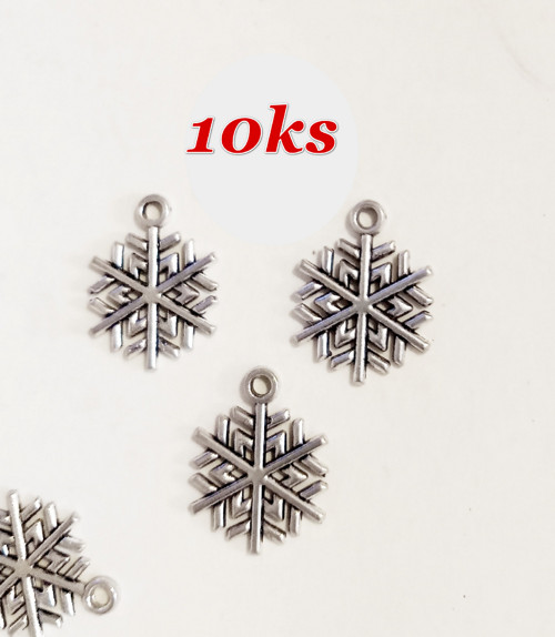 Oboustranný přívěsek VLOČKA (10ks)