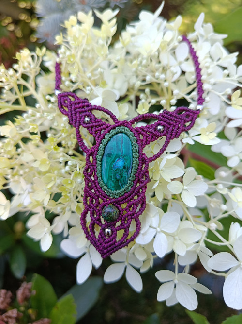 Náhrdelník Malachit Chrysocolla