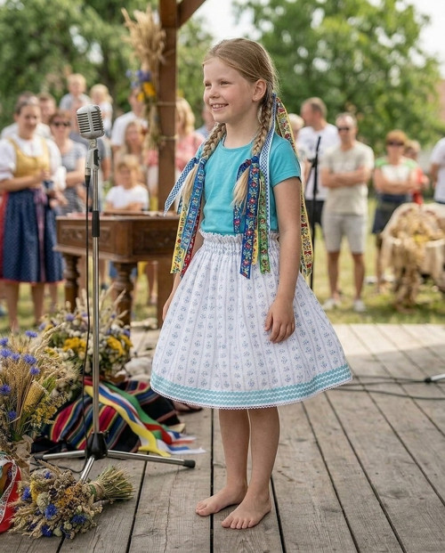 Dívčí sukýnka 8-10 let