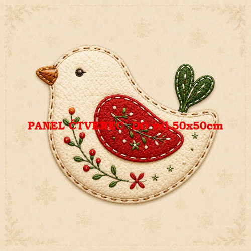 Bavlněný panel 15x15 cm - skladem