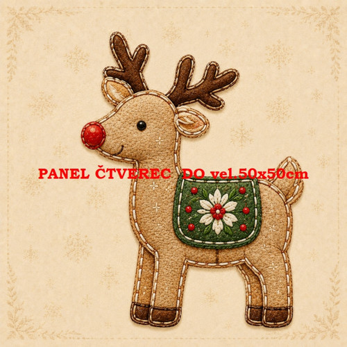 Bavlněný panel 15x15 cm - skladem — foto 1
