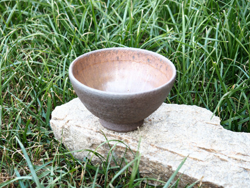 Porcelánová miska - čajový šálek z dřevopalu