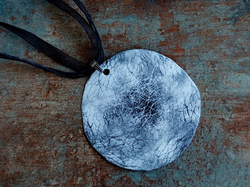 Medaile bílá 7,5 cm