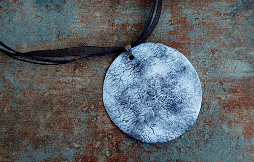 Medaile bílá 7,5 cm