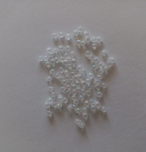 Miyuki Drop - Transparent Crystal AB 3, 4 mm