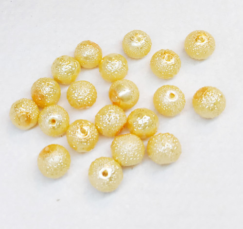 Perle Zigana smetanové, 8mm (20ks)