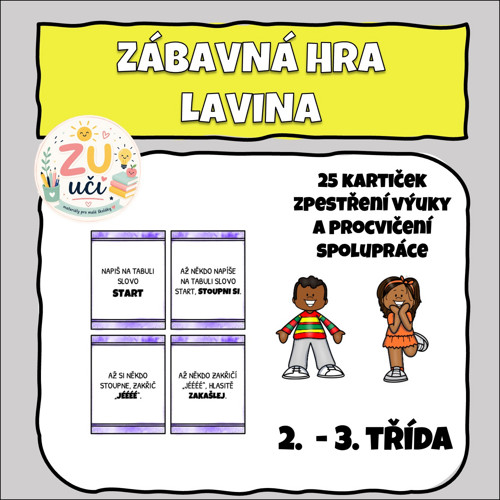 Zábavná hra pro třídu - LAVINA — foto 1