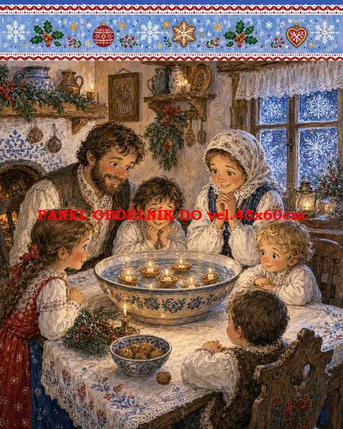 Bavlněný panel 7x10 cm