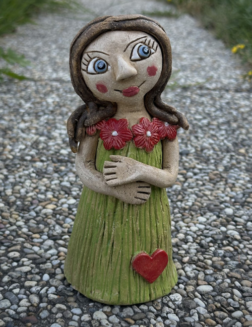 Keramická holčička