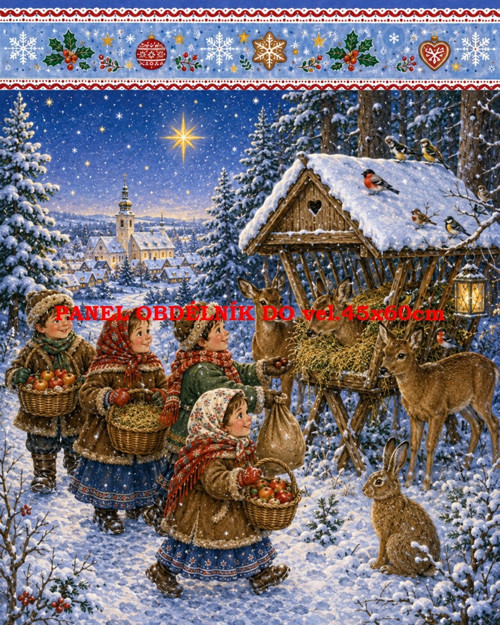Bavlněný panel 7x10 cm