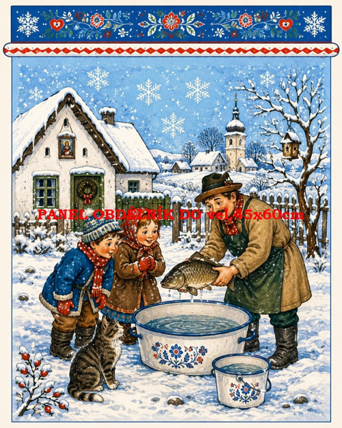 Bavlněný panel 7x10 cm