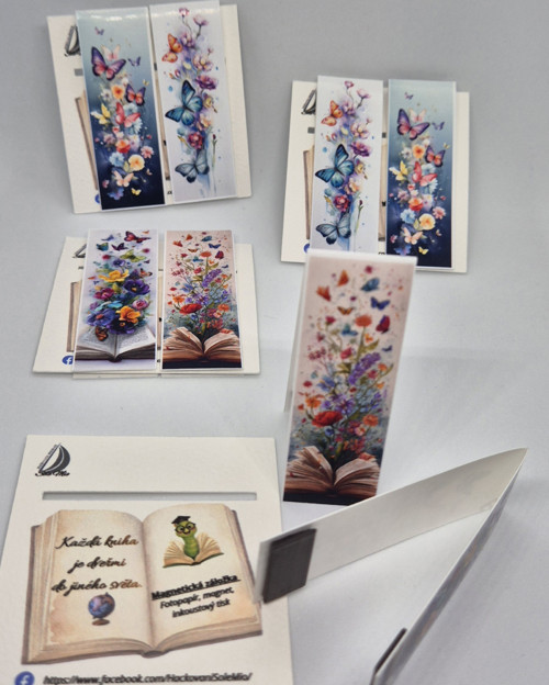 Magnetické záložky do knihy – Set 2 kusů