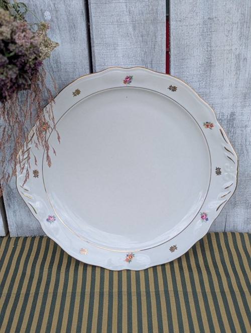 Vintage servírovací talíř, made in Czechoslovakia.