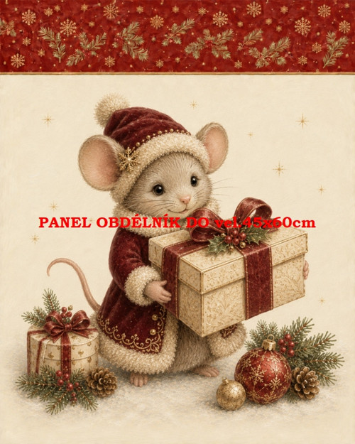 Bavlněný panel 8x10 cm - skladem