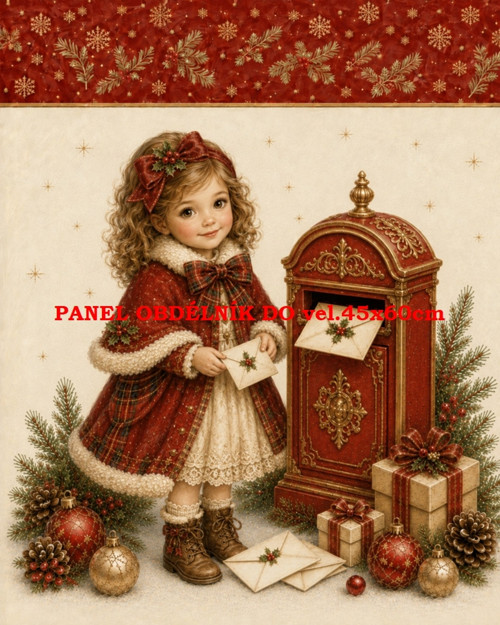 Bavlněný panel 8x10 cm - skladem — foto 1
