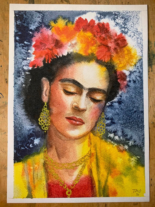 Frida Kahlo print A4