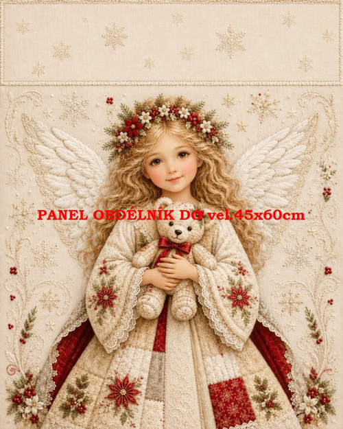 Bavlněný panel 8x10 cm - skladem — foto 1