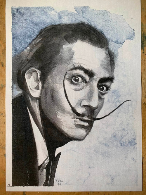 Salvador Dalí print A4