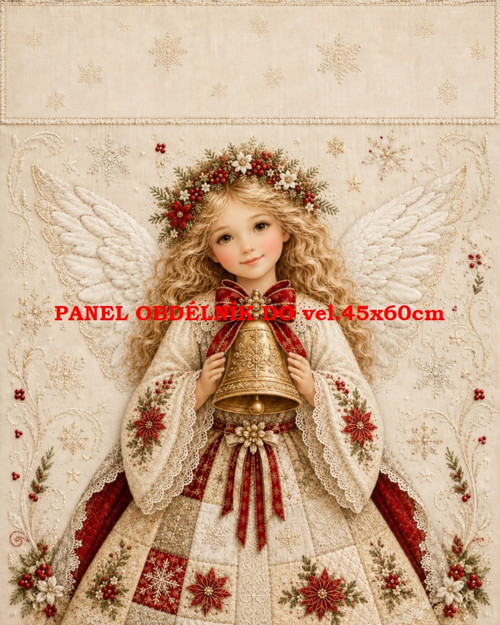 Bavlněný panel 8x10 cm - skladem — foto 1