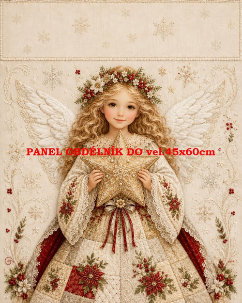 Bavlněný panel 8x10 cm - skladem — foto 1