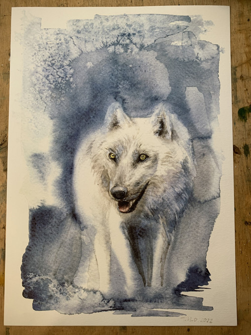 Vlk print A4