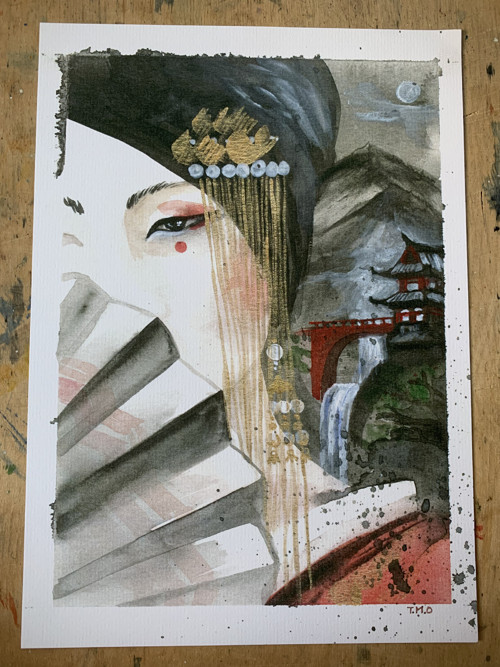 Japonsko print A4