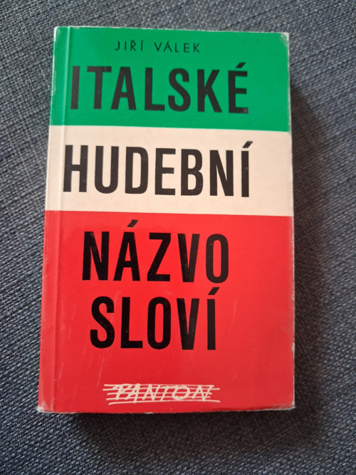 Jiří Válek Italské hudební názvosloví