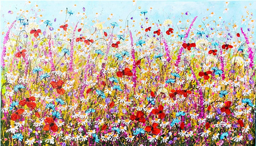 Letní louka.......70x120cm