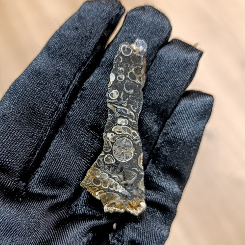 Achát Turitella, ID 5779, 55x20 mm - surový
