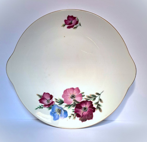 Starožitný talíř s květy - porcelánky EPIAG