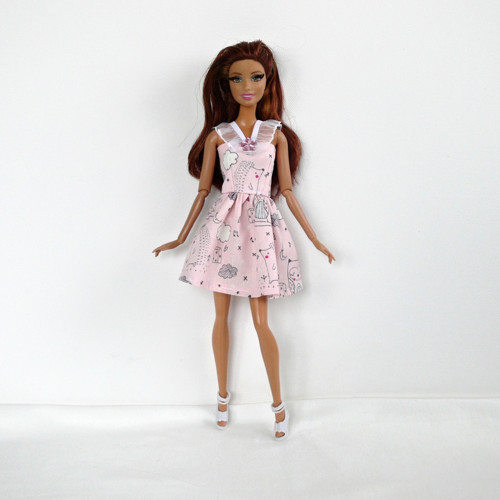 Barbie - letní šaty + botičky