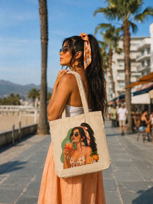 Plátěná taška Aperol Spritz/ Tote Orange fruit bag