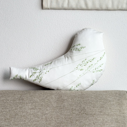 Dekorační polštář- ptáček — foto 1
