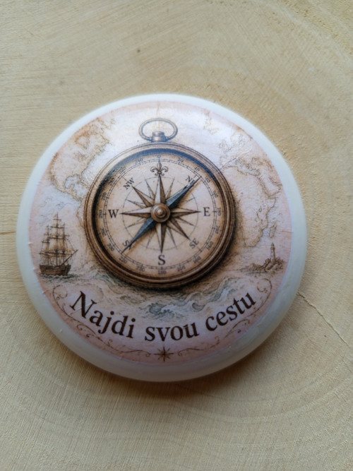 Motivační kamínek – Kompas „Najdi svou cestu“