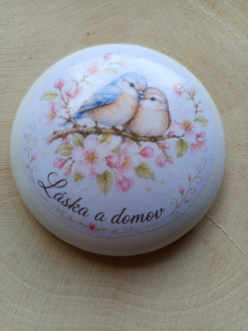 Romantický kamínek – Láska a domov