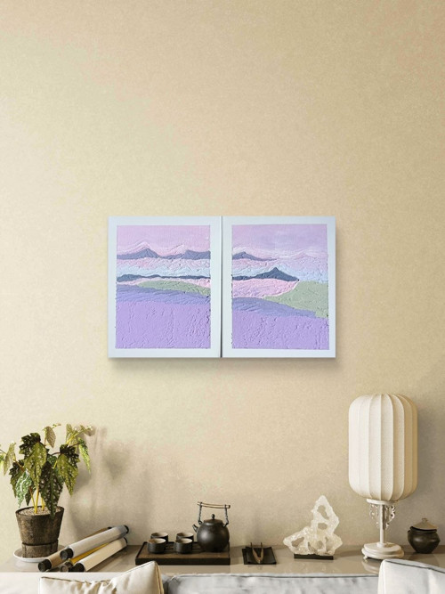 Strukturovaný diptych „Harmonie“