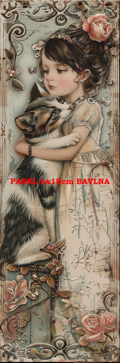 Kočárkovina panel 6x18 cm skladem — foto 1