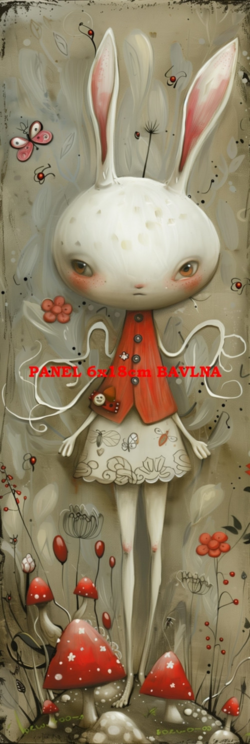 Kočárkovina panel 6x18 cm skladem