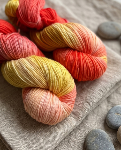 Ručně barvená příze - FÉNIXOVA KŘÍDLA