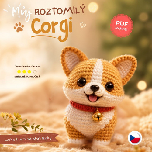 Návod: Háčkovaný Roztomilý Corgi (PDF) — foto 1