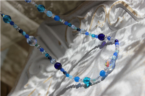 Odstíny moře. Náhrdelník.