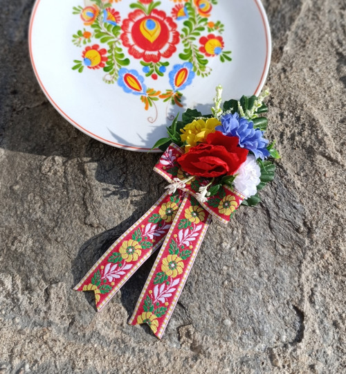 Brož - květina folklór II
