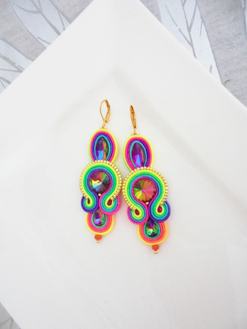 Soutache náušnice