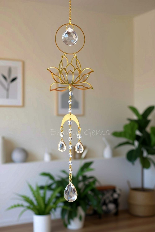 Suncatcher/Lapač Slunce Lotus moon